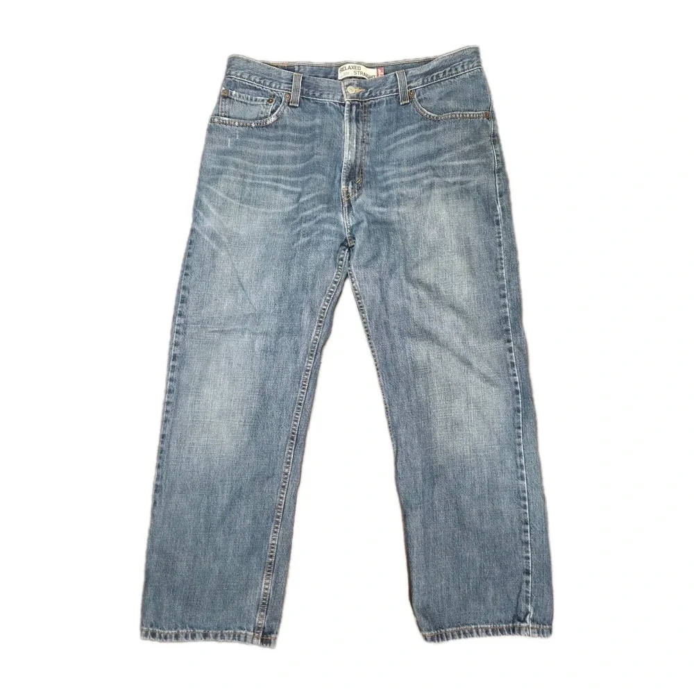 Vintage Y2K Levis 559 Denim Jeans 36x30  Distressed Relaxed Straight Hi-rise